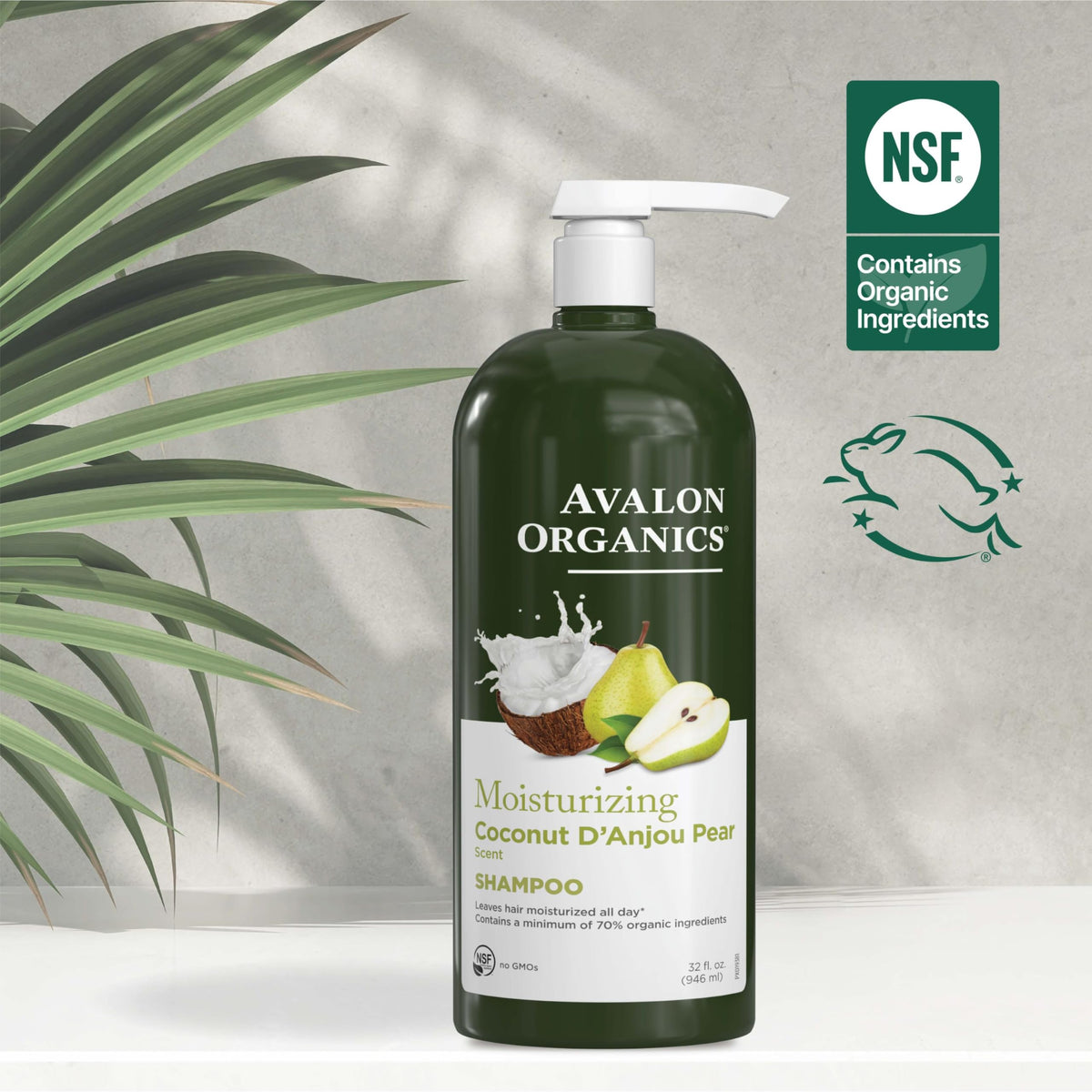 Avalon Organics creamy lather texture demonstrating gentle cleansing