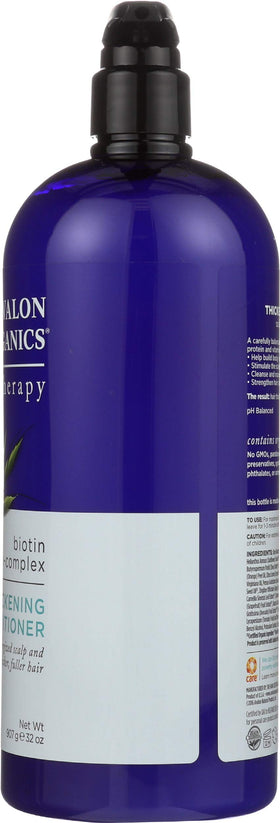 Avalon Organics conditioner in shower being applied for detangling benefit