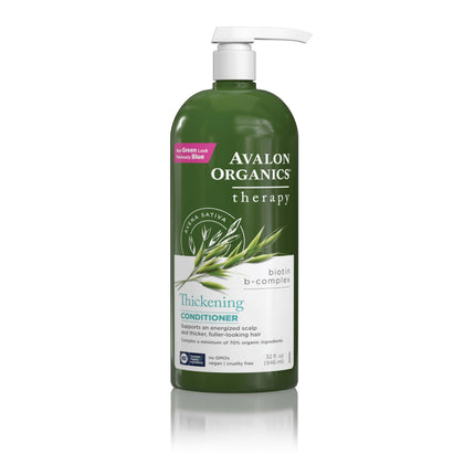 Avalon Organics front packaging showing product label and size for clear identification
