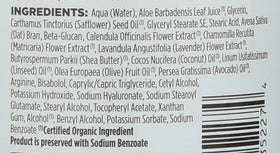 Avalon Organics applied to hands showing quick absorption and softening