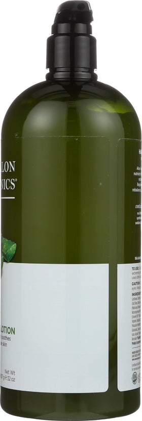 Avalon Organics label close up showing organic certification and clean ingredients