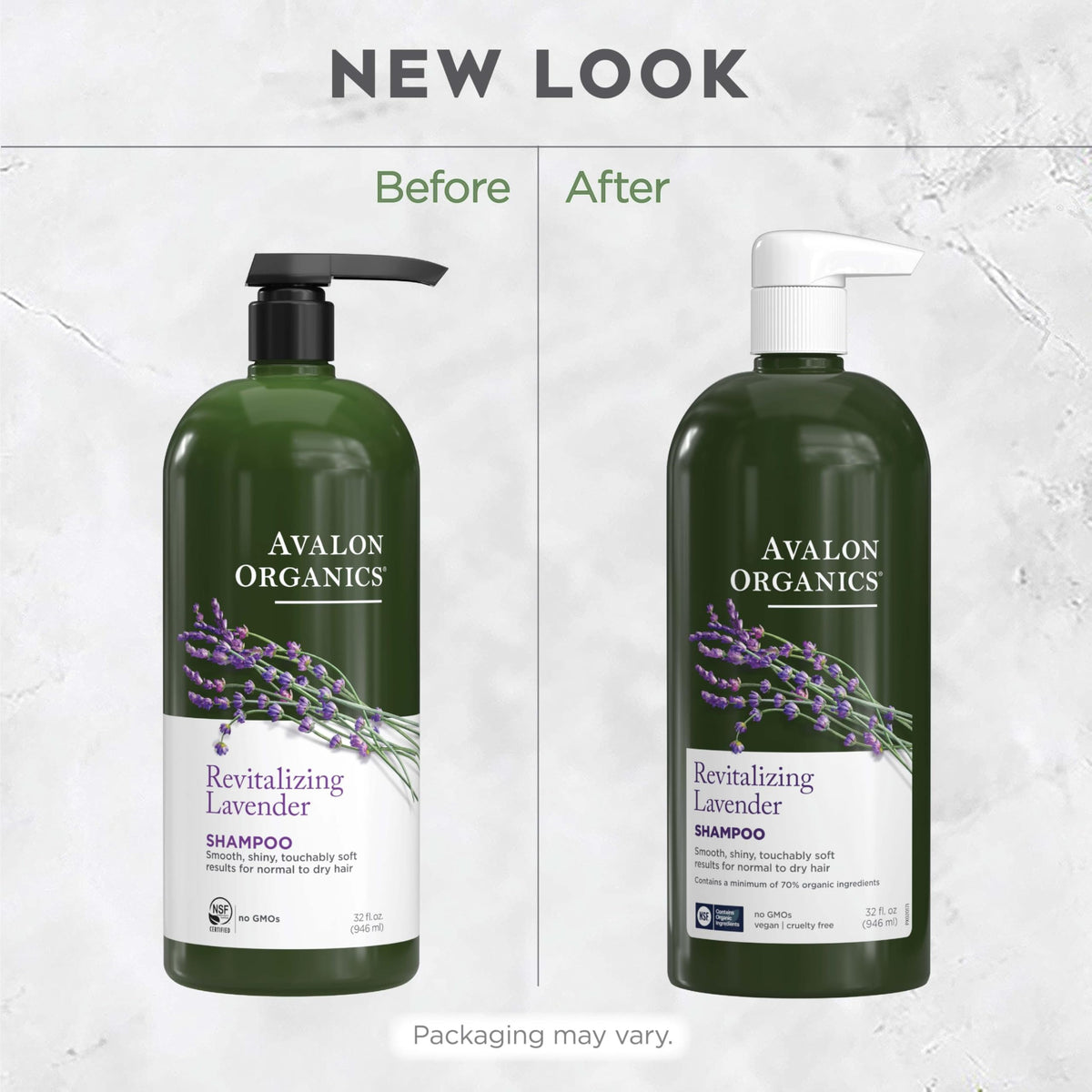 Lifestyle bathroom scene with Avalon Organics lavender shampoo offering calming routine