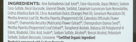Avalon Organics creamy lather texture demonstrating gentle cleansing performance