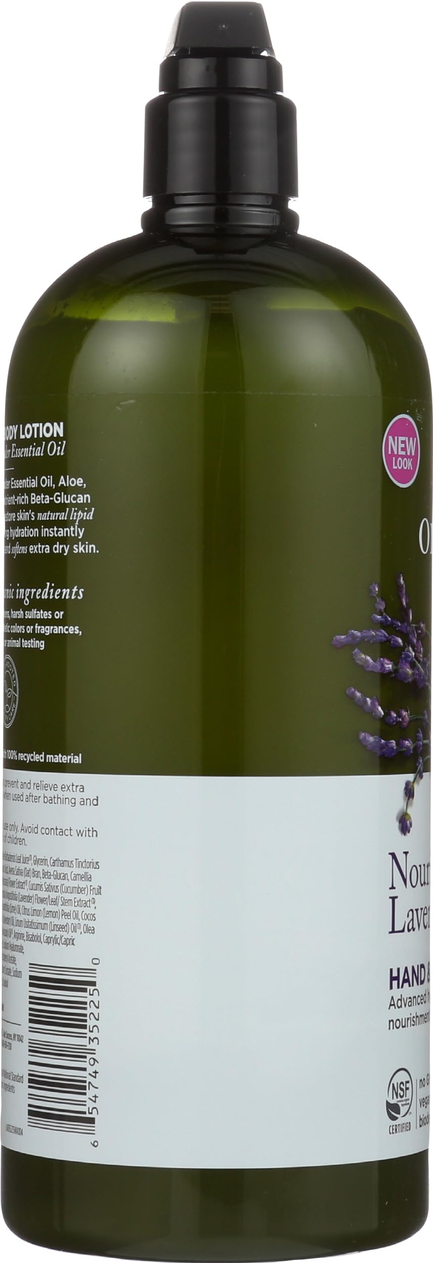 Avalon Organics bottle held to show 32 oz size and value