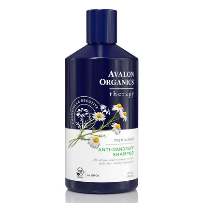 Avalon Organics front packaging showing product name and size benefits