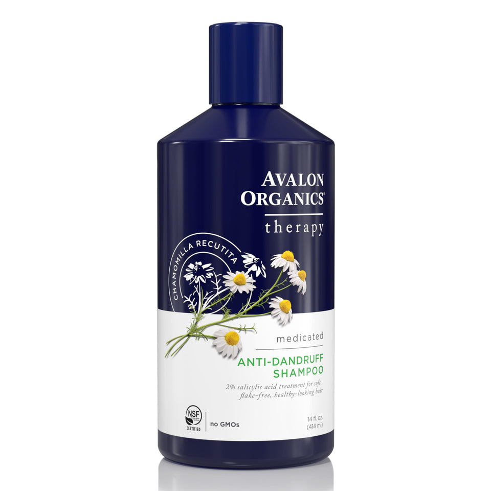 Avalon Organics front packaging showing product name and size benefits
