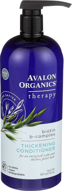 Avalon Organics front bottle view showing label and 32 fl oz size benefit