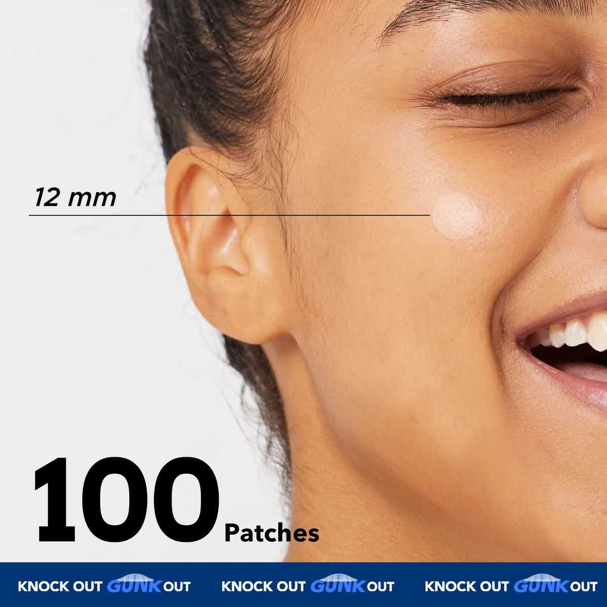 AVARELLE patch applied to cheek during daytime, discreet look and protection benefit