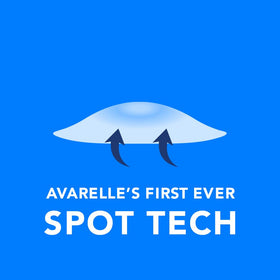 AVARELLE used patch with absorbed fluids visible demonstrating extraction benefit