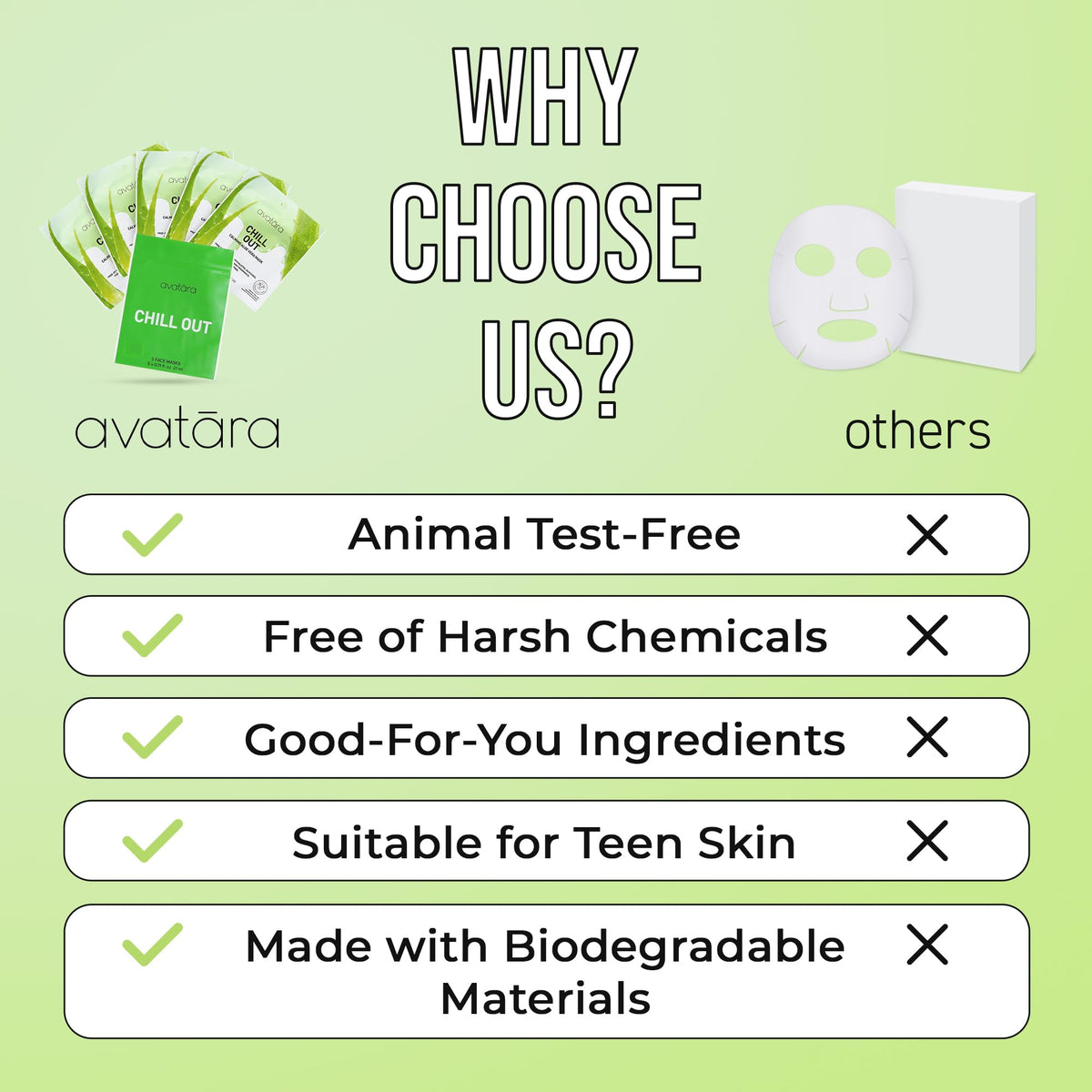 Avatara mask next to a hand showing scale and practical facial coverage benefit