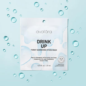 Avatara mask held in hand for scale and easy single-use convenience