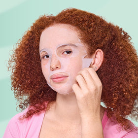 Avatara mask applied on tween smiling during a 15-minute pamper moment for confidence