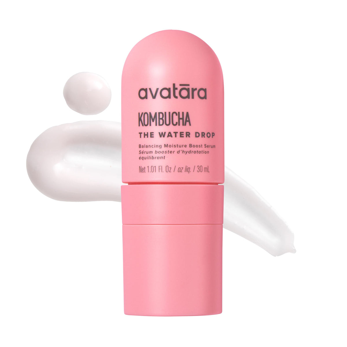 Avatara front packaging showing bottle and hydrating benefit