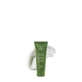 Aveda Be Curly front packaging showing compact travel-size and clear label benefit