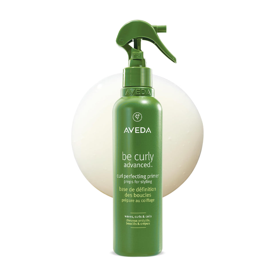 Aveda front packaging showing bottle and branding for easy identification and shelf appeal