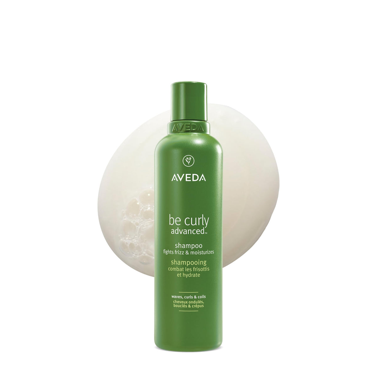 Aveda Be Curly front packaging showing bottle and label for easy recognition and trust
