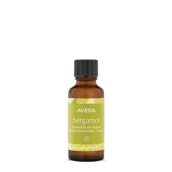 Aveda Bergamot front packaging showing bottle and box with clear branding and size benefit