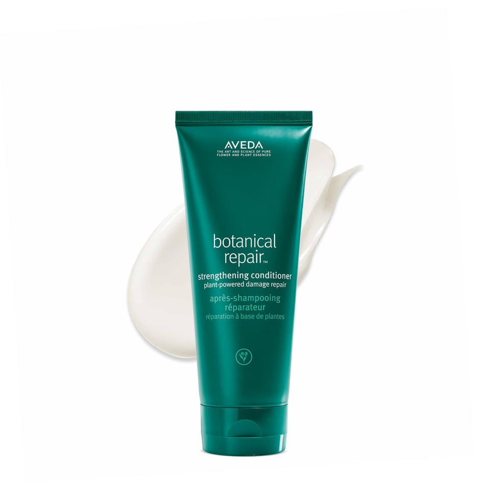 Aveda front packaging showing bottle and label for easy identification and trust