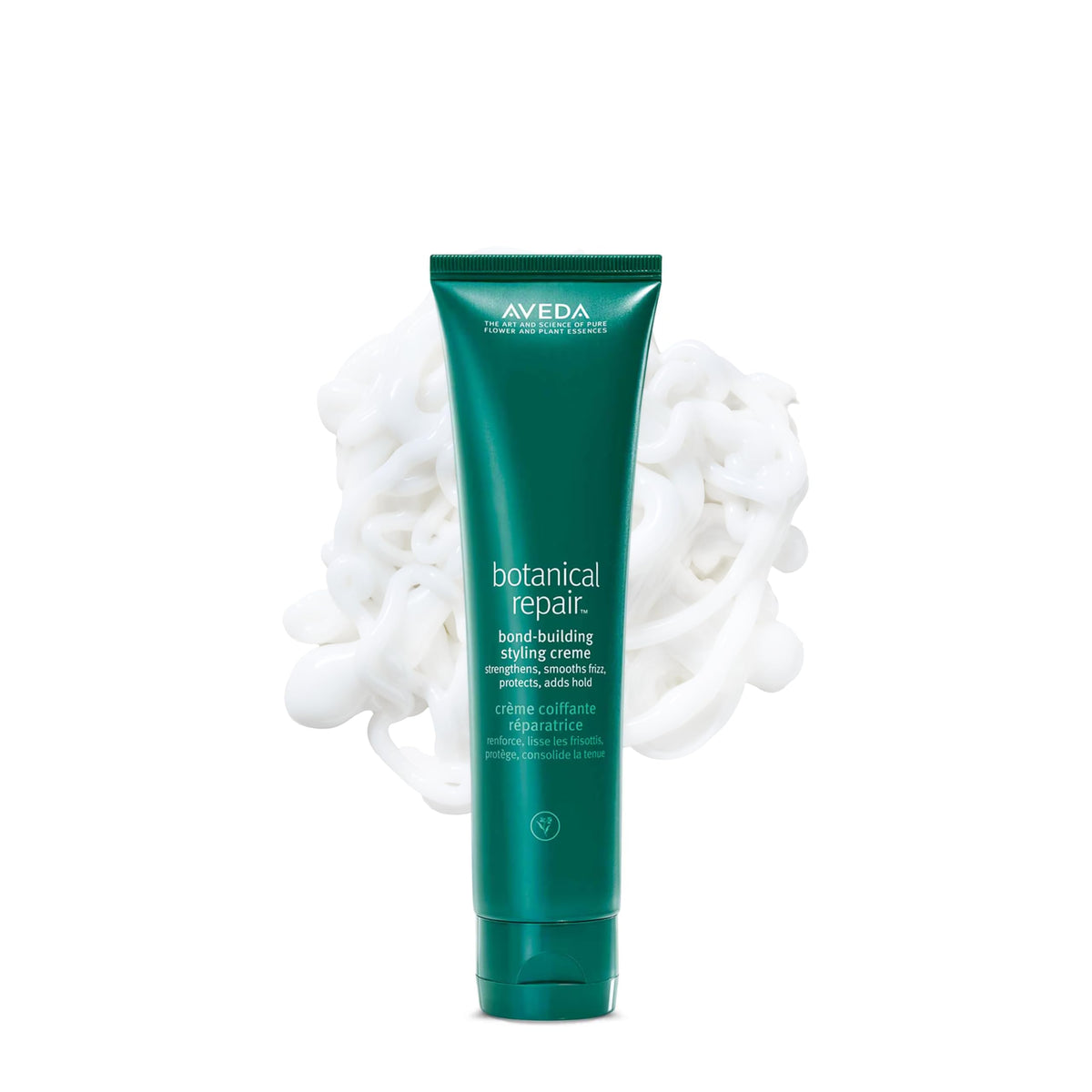 Aveda front packaging showing bottle and product name for clear identification and trust