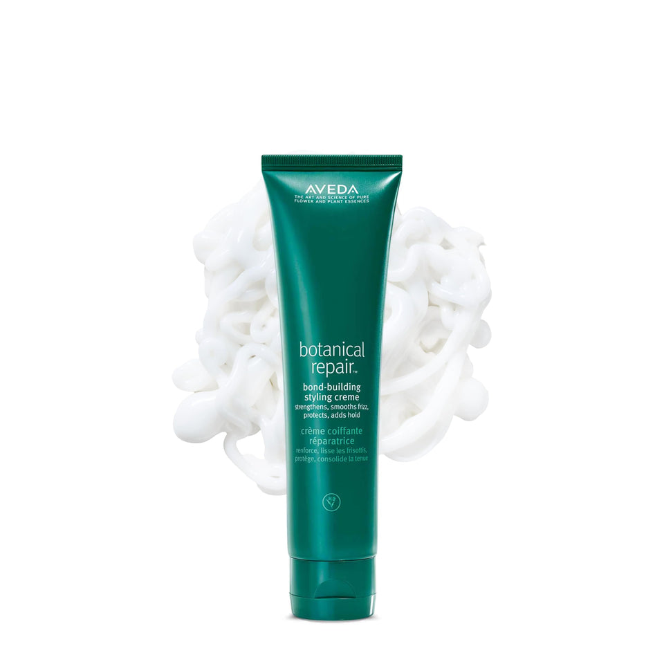Aveda front packaging showing bottle and product name for clear identification and trust