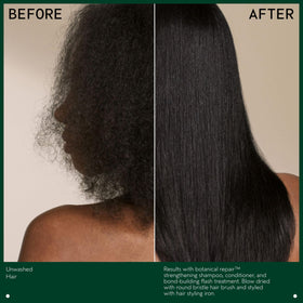 Aveda product being applied in shower to show quick 10-second treatment benefit