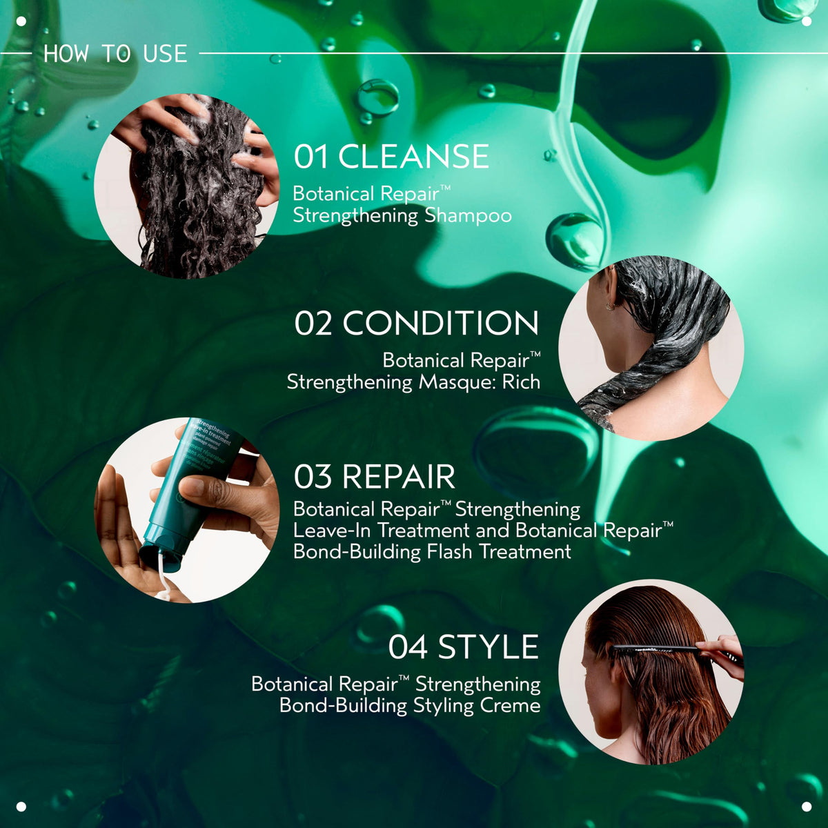 Aveda label close-up highlighting natural ingredients list