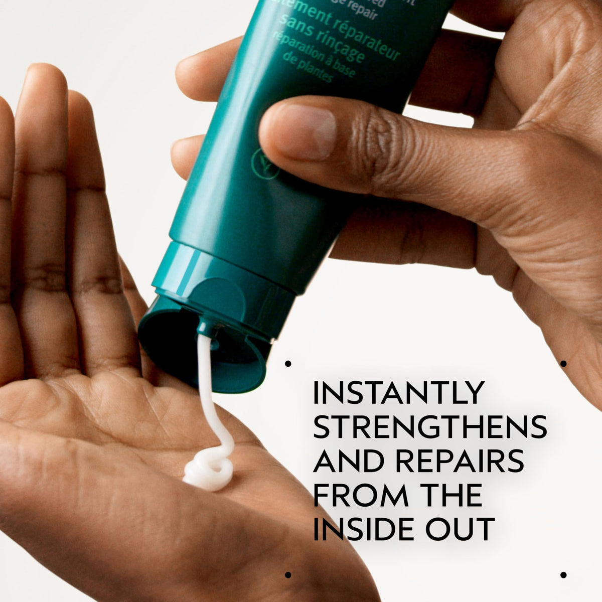 Aveda nozzle detail for precise, mess-free leave-in application