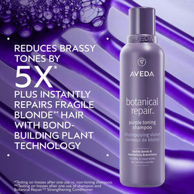 Aveda back label close-up showing ingredients and usage benefits