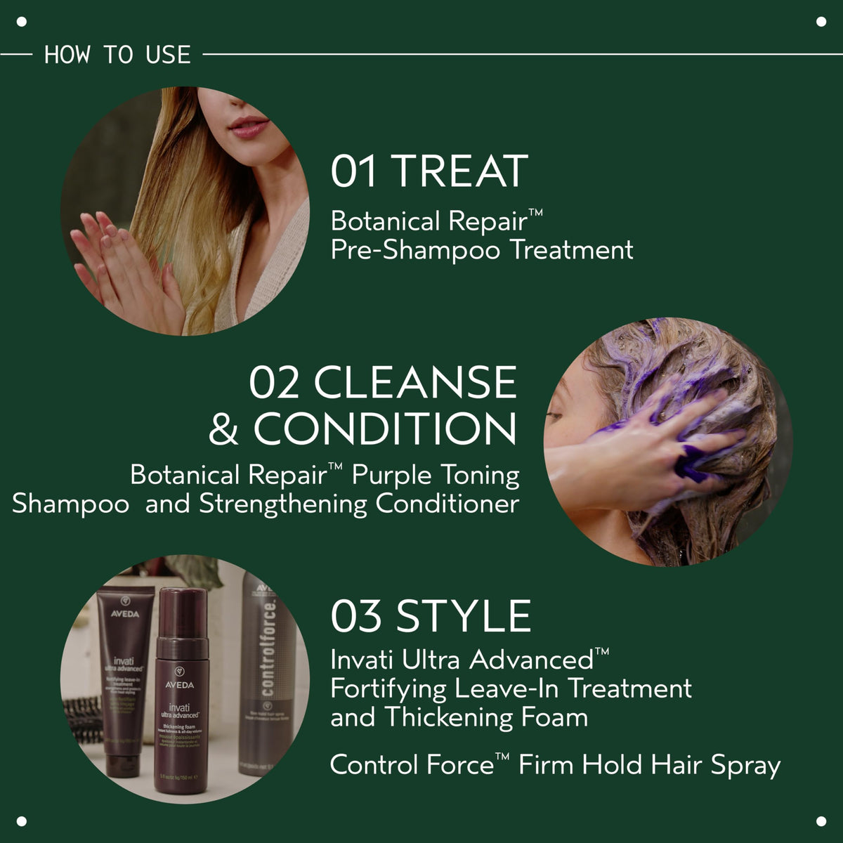 Aveda 6.7 fl oz bottle beside common items to show size and travel-friendly benefit