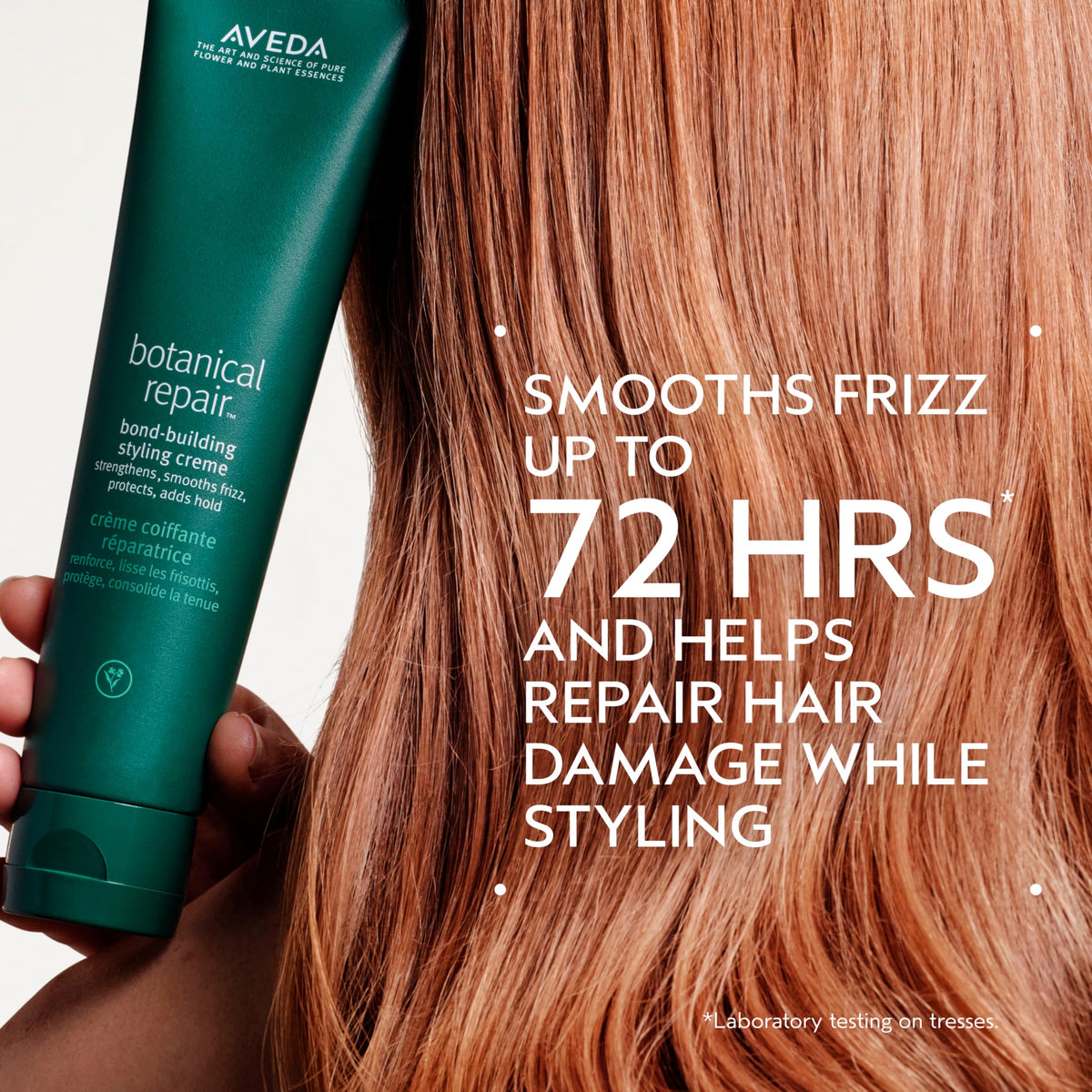 Aveda Botanical Repair closeup texture of cream showing smooth spreadability benefit