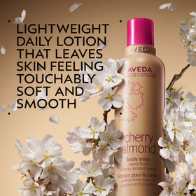 Aveda pump top close-up highlighting easy dispensing and convenient use