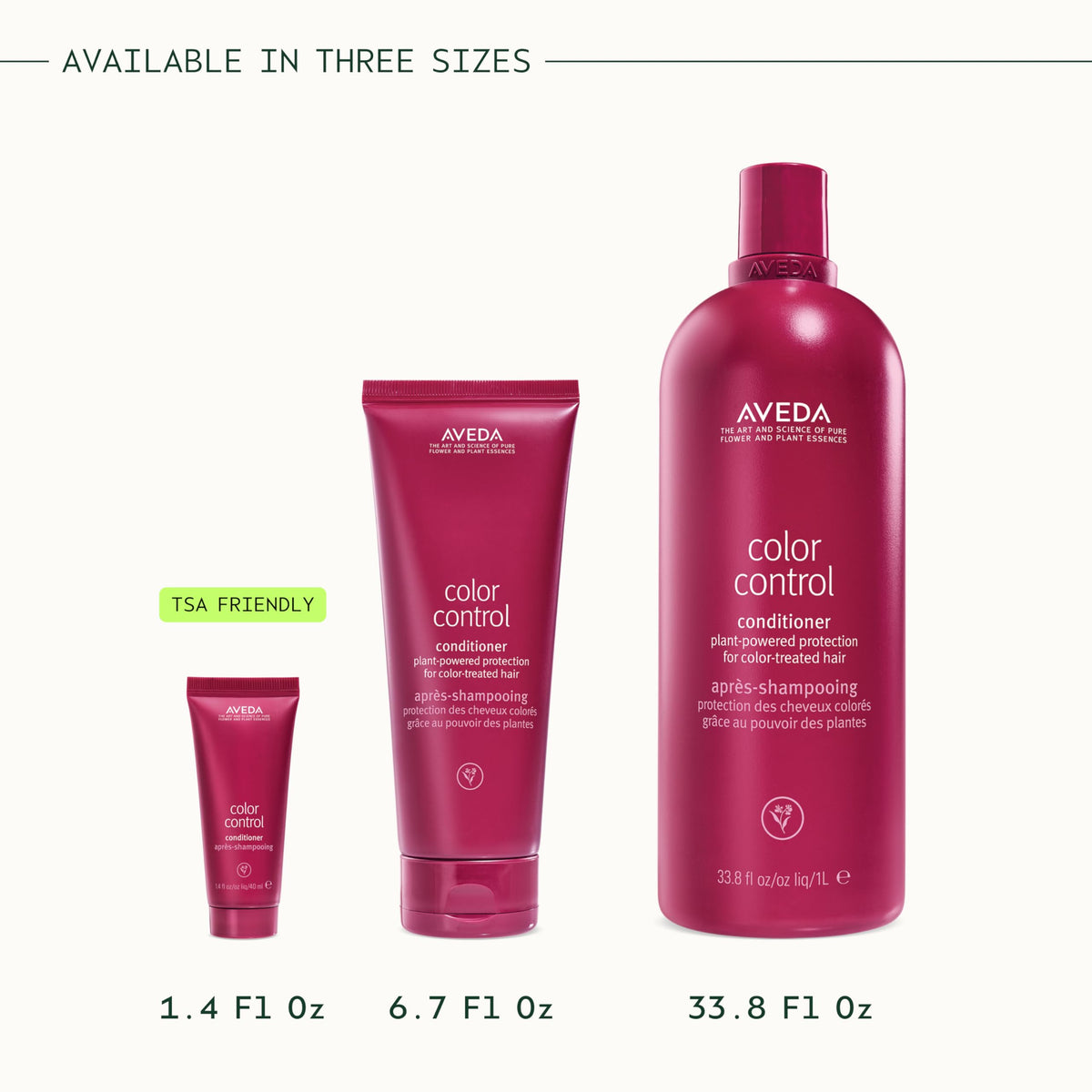 Salon stylist applying Aveda Color Control Conditioner for color-treated hair care