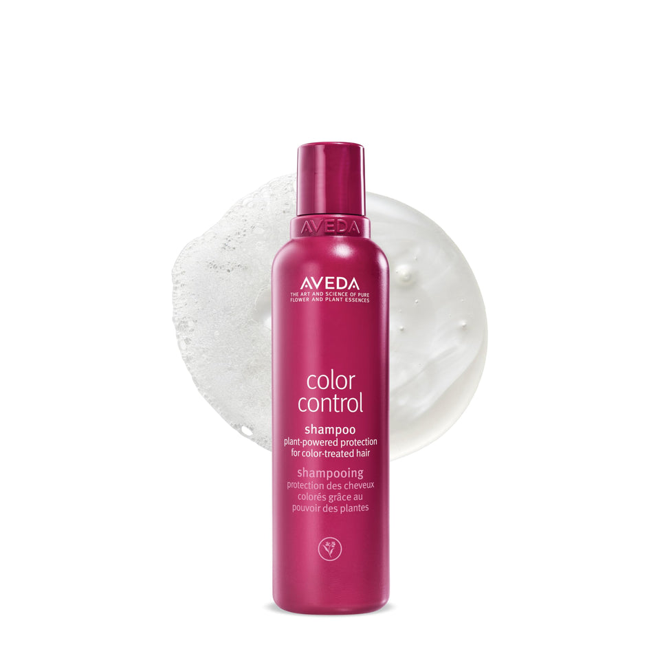 Aveda bottle front view showing product for gentle color protection