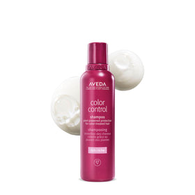 Aveda front bottle showing label and color protection benefit