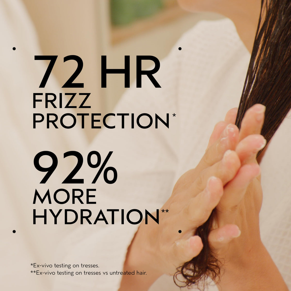Aveda Be Curly cream texture close-up showing creamy slip for easier detangling and styling
