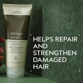 Aveda conditioner pump and label detail for easy dispensing