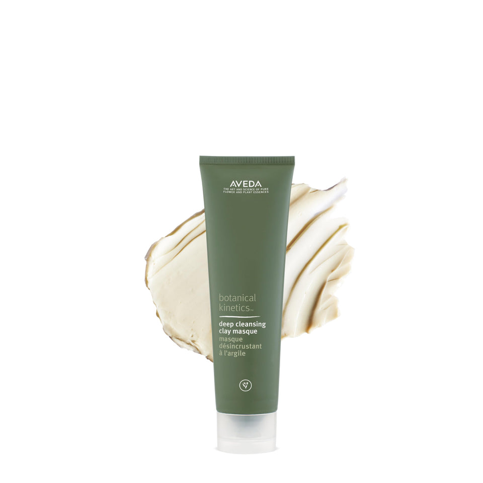 Aveda jar front packaging showing product name and size, clarifying benefit