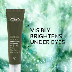 Aveda eye creme cap and nozzle detail for precise, hygienic dispensing