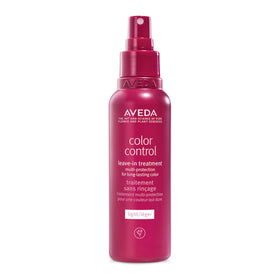 Aveda front packaging showing bottle and calming design for color protection