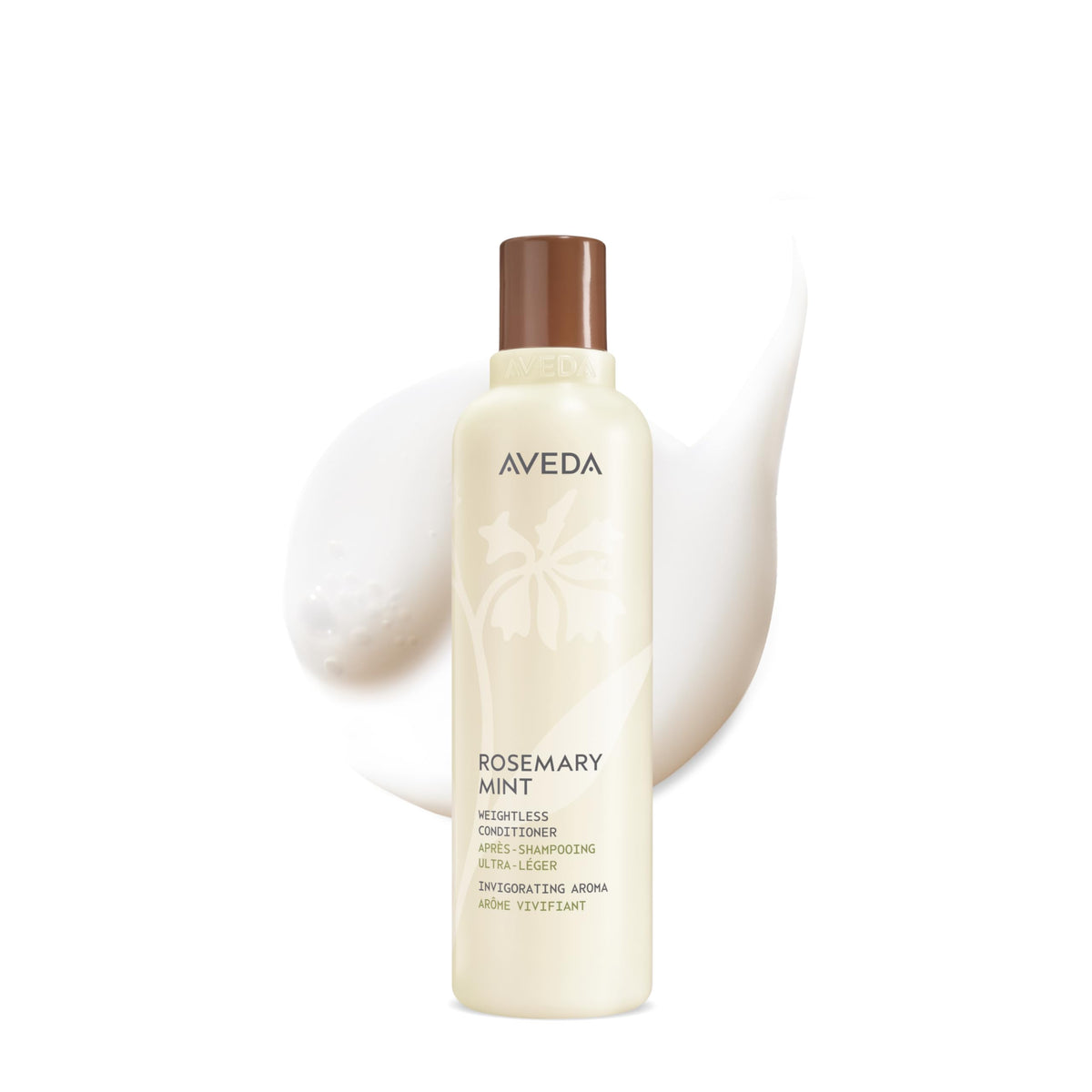 Aveda front packaging showing bottle for lightweight conditioning benefit