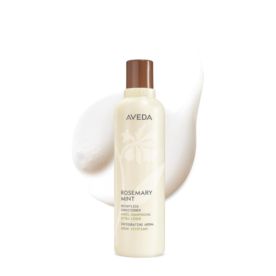Aveda front packaging showing bottle for lightweight conditioning benefit