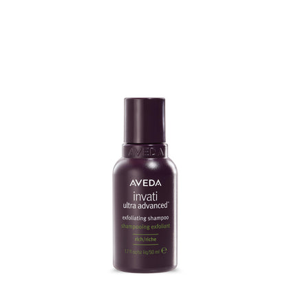 Aveda Invati Ultra front bottle showing product and label benefits