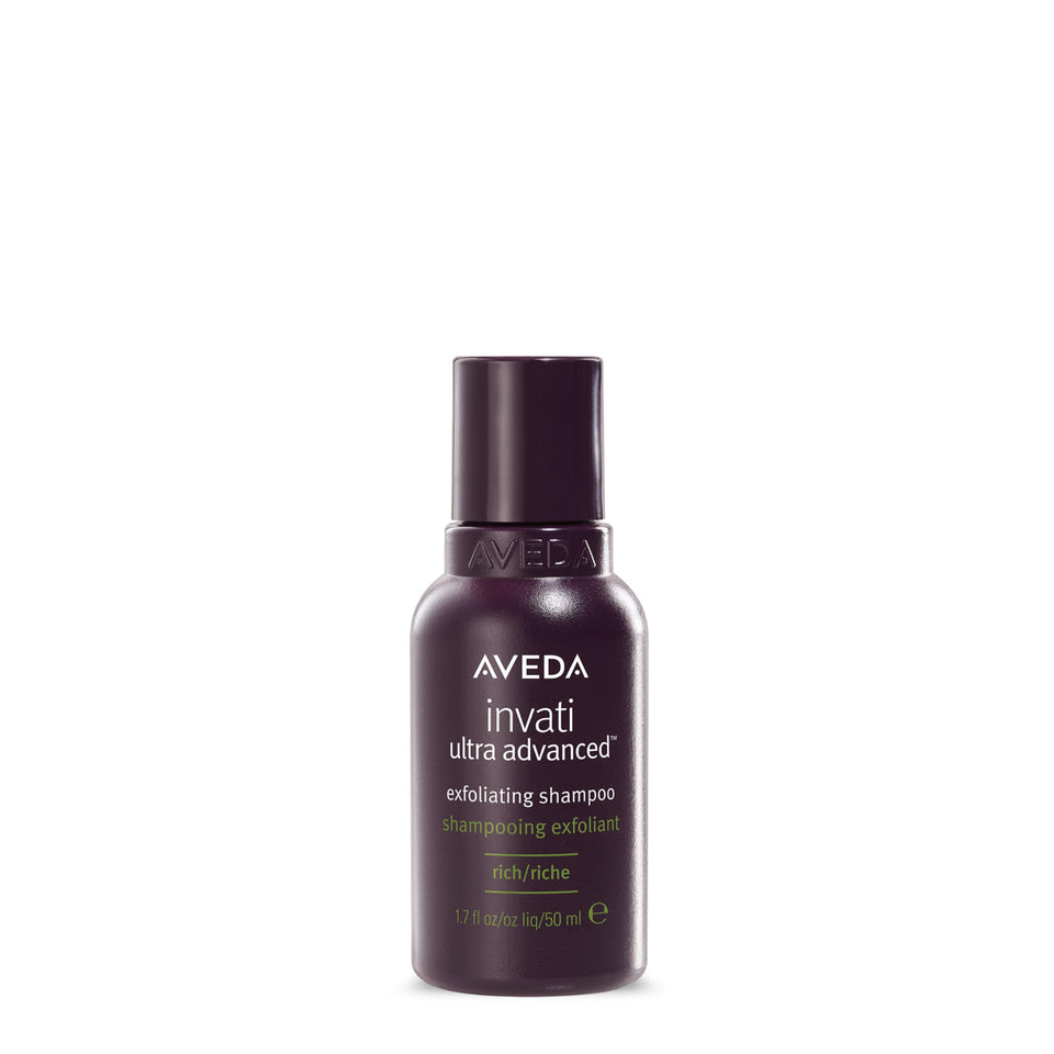 Aveda Invati Ultra front bottle showing product and label benefits