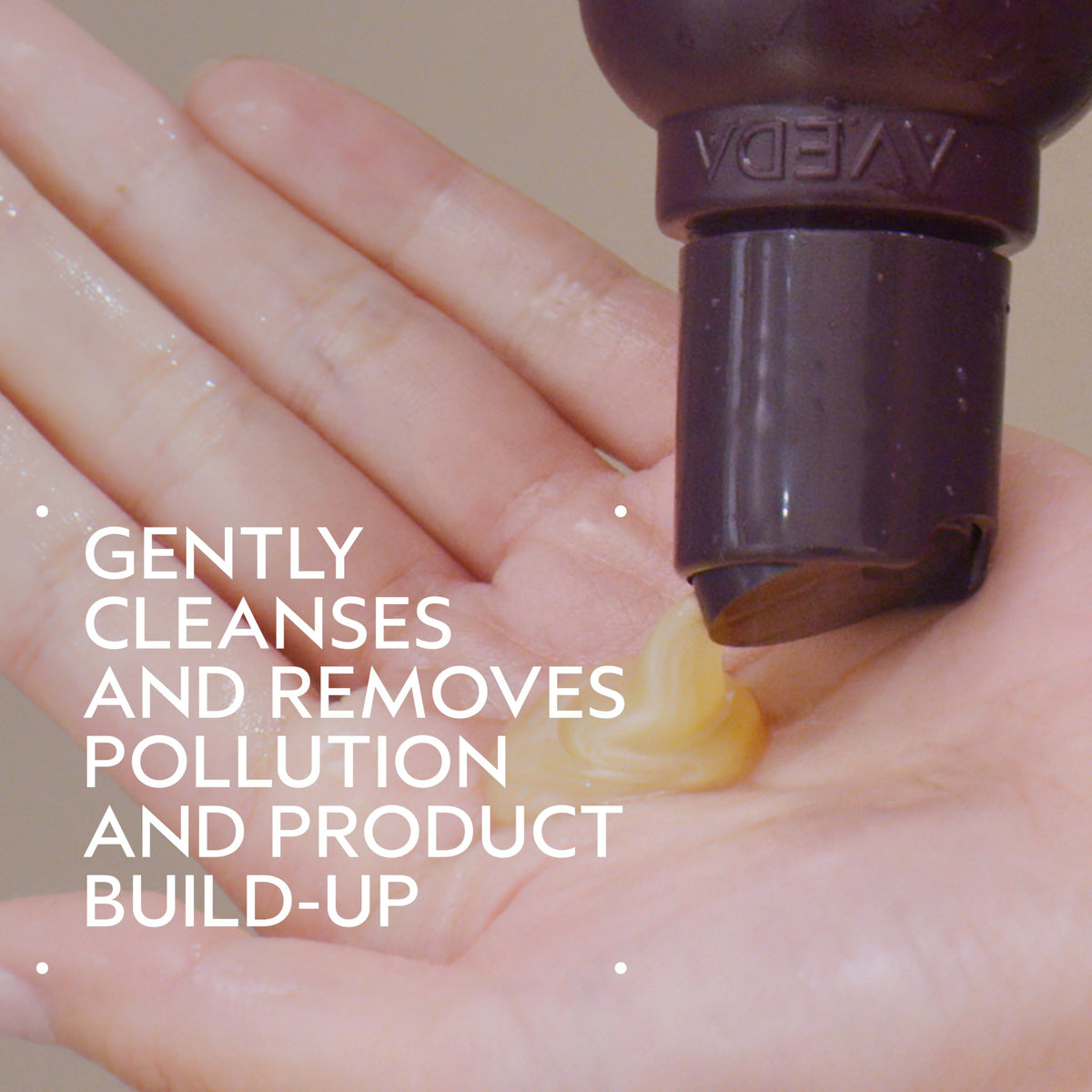Aveda Invati Ultra pump and cap detail highlighting easy dispensing and controlled use