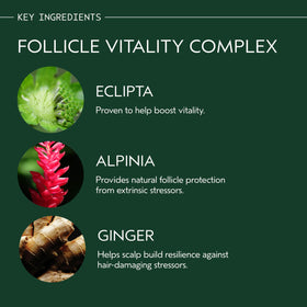 Close-up of Aveda serum texture highlighting lightweight absorption benefit