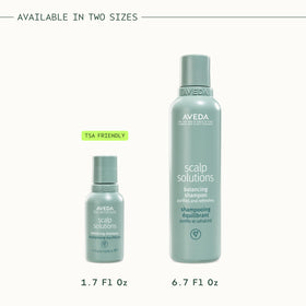 Aveda shampoo on bathroom shelf showing premium ritual and aroma benefit