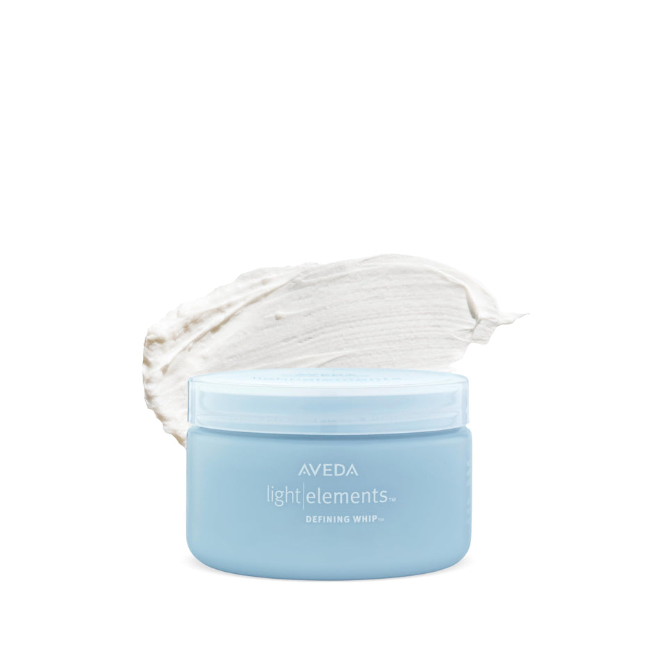 Aveda front jar showing packaging and lightweight styling wax benefit