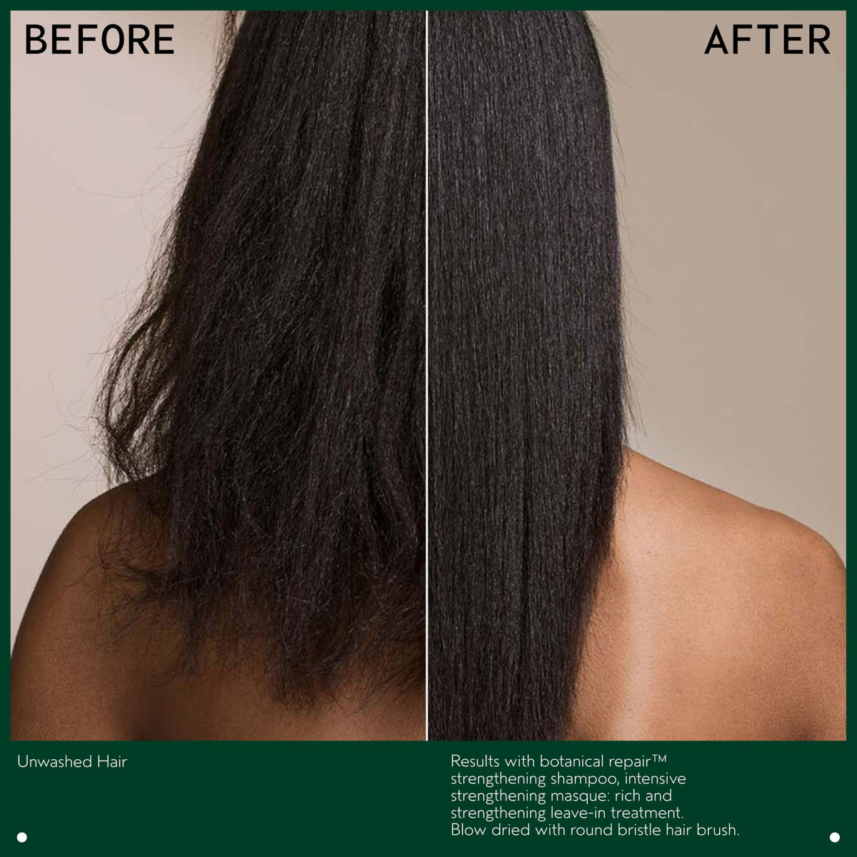 Aveda masque rich being smoothed through damp hair to prevent breakage