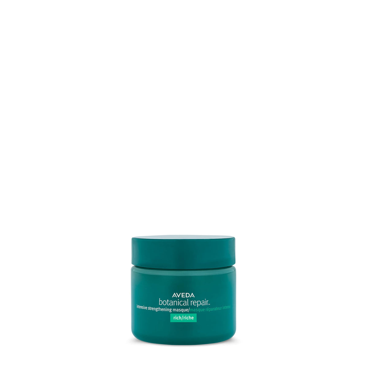 Aveda masque rich front jar showing packaging and nourishing benefits