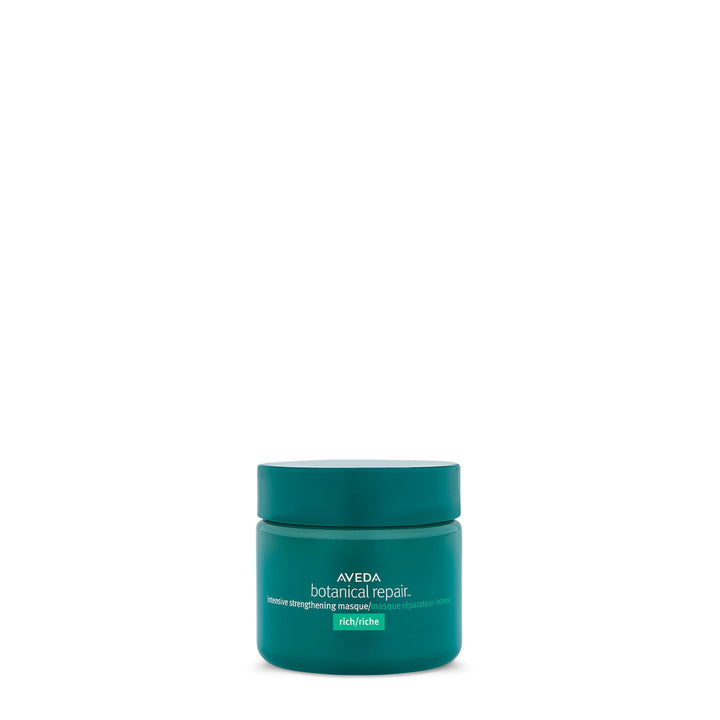 Aveda masque rich front jar showing packaging and nourishing benefits
